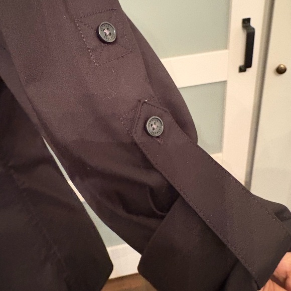 Express Black Embellished Button-Down Shirt NWT! - Picture 4 of 8